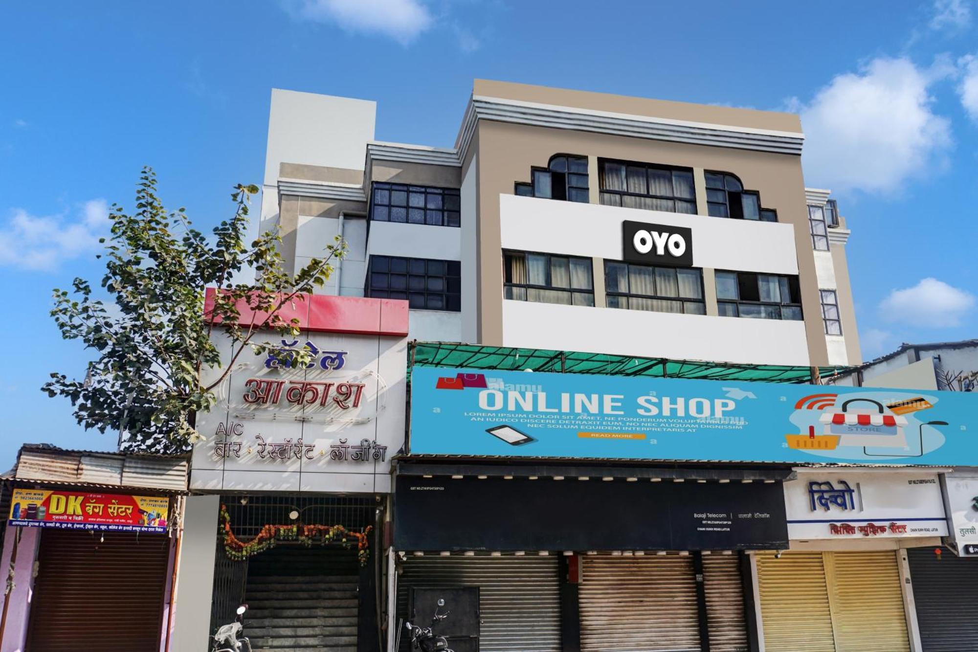 Hotel O Akash Lodge Lātūr المظهر الخارجي الصورة